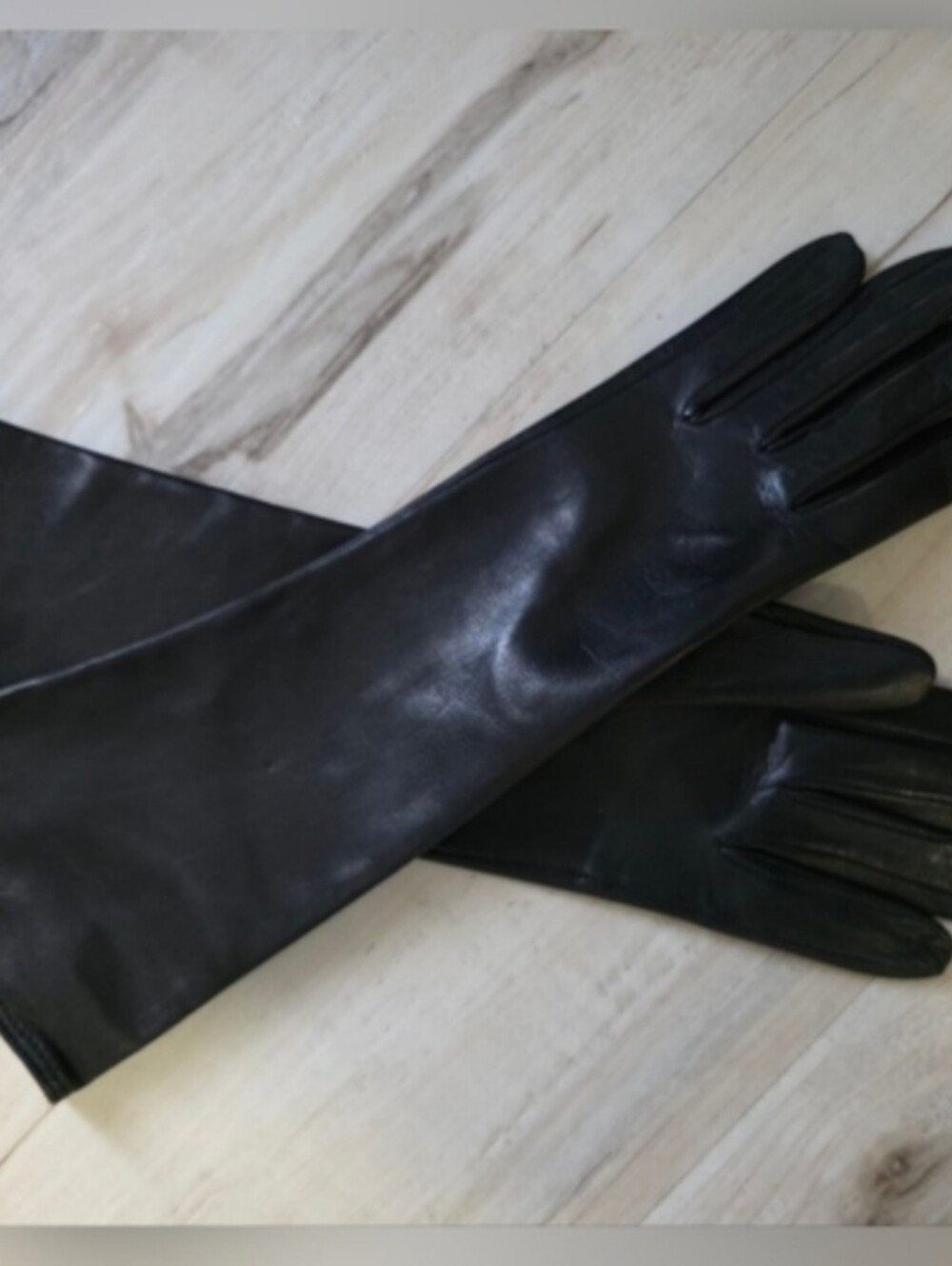 ❗Vintage Talbots Leather Long Opera Gloves Size 6.5❗
